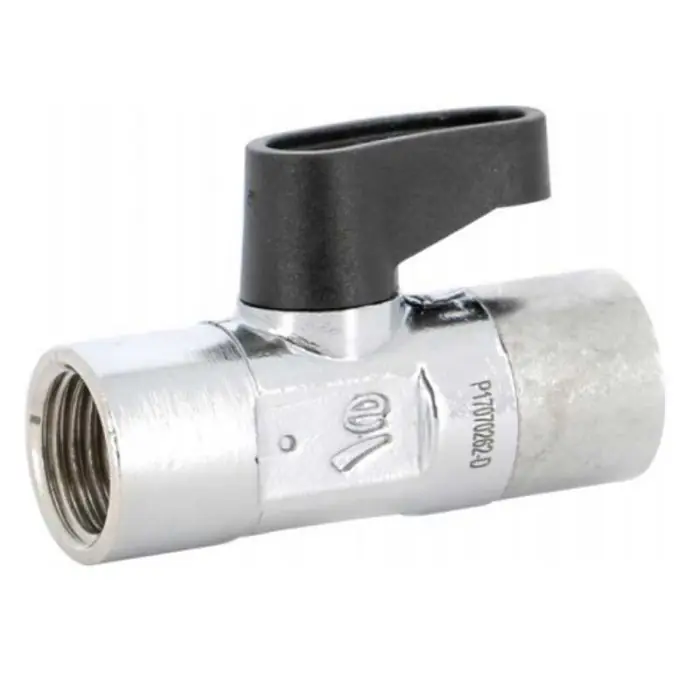 Super Prix Micro-vanne laiton chromé femelle femelle 1/8" (5/10) - PN10 - Sferaco