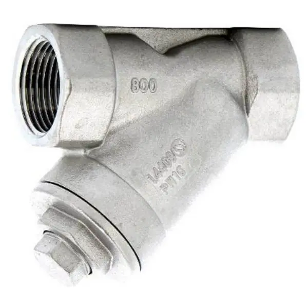 Promotion Filtre en Y à tamis taraudé Inox PN16 FF 1/4" (8/13) - Sferaco