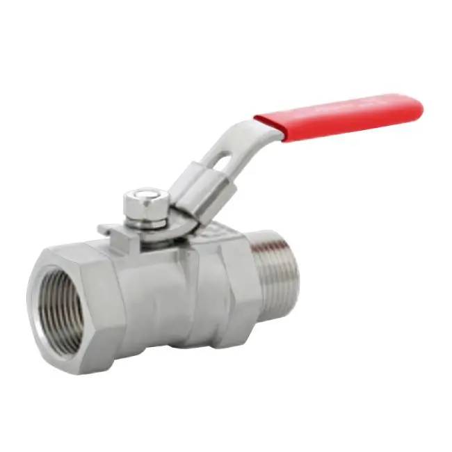 Vanne à sphère INOX monobloc passage réduit MF 1/2" (15/21) - PN55 - Sferaco Super Prix