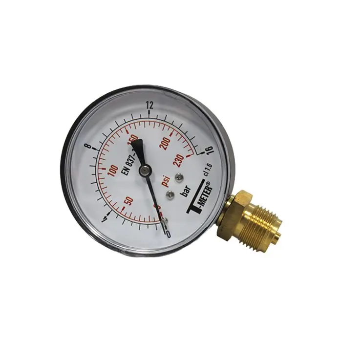 Acheter En Ligne Manomètre ABS à cadran sec RADIAL Mâle 1/2" (15/21) - Ø80 - 0 à 16 bar - Sferaco