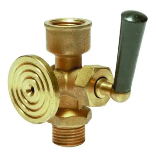 Robinet porte-manomètre à décompression à bride de contrôle - Mâle femelle 1/4" (8/13) - Sferaco Affaire À Saisir