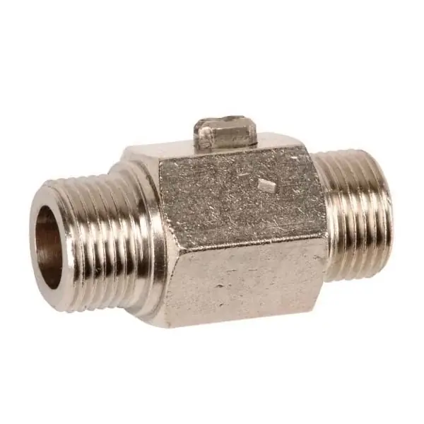Vanne à sphère équerre laiton chromé pour lavabo M3/8 " (12/17) - M1/2" (15/21) à commande par tournevis - Sferaco Retour Gratuit