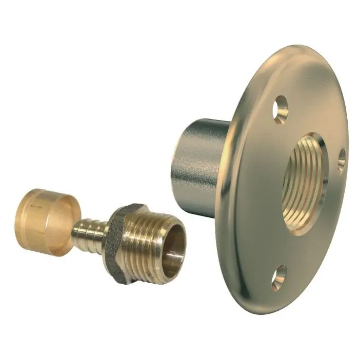 Applique pour robinet de jardin tube PER Ø16 raccord à glissement – Femelle 1/2&Prime; (15/21) – Watts Commander Vite