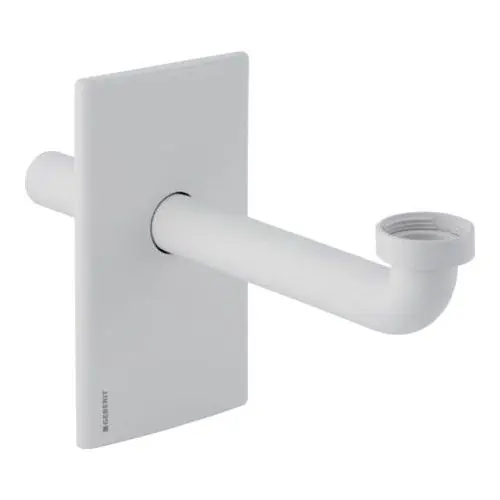 Offre Limitée Set de finition acier inoxydable brossé pour bâti-support Duofix lavabo