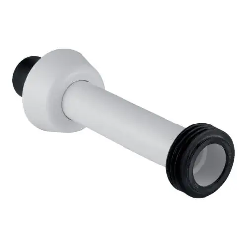 Kit de rallonge de coude de chasse Geberit avec rosace Ø45mm, Blanc alpin Dernier Modèle