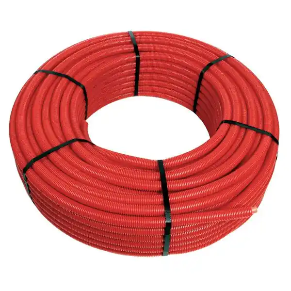 Satisfait Ou Remboursé Tube PER pré-gainé Rouge Ø25 x 2,3 - 10 mètres - Blansol Barbi