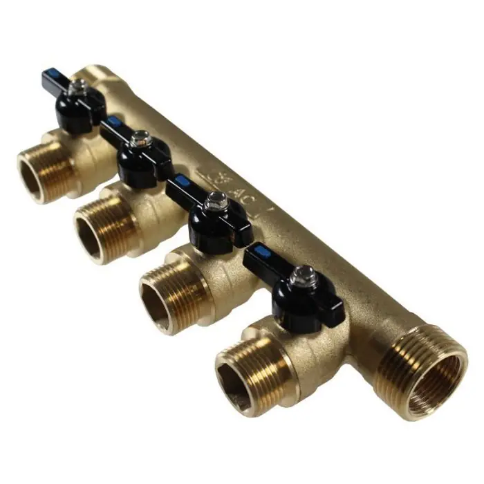 Offre Spéciale Collecteur Mini-vanne 1" (26/34) - 4 Départs Mâle 3/4" (20/27) - Arcanaute
