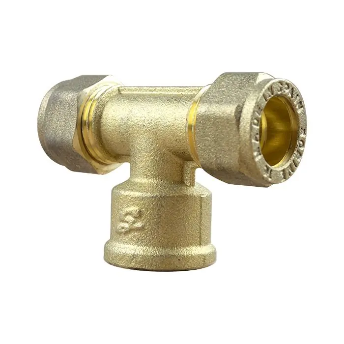 Petit Prix Té bicone 1/2&Prime; (15/21) Femelle – Cuivre Ø16 – Arcanaute