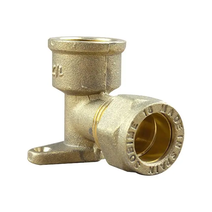 Bon Plan Coude bicone avec base de fixation 1/2&Prime; (15/21) Femelle – Cuivre Ø16 – Arcanaute