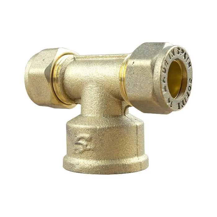 Achat Immédiat Té bicone 3/4&Prime; (20/27) Femelle – Cuivre Ø14 – Arcanaute