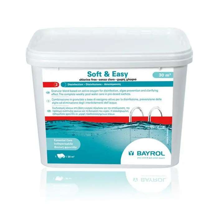 Commander Vite Soft & Easy 4,48 kg pour 20m3 – Traitement oxygène piscine sans chlore – Bayrol