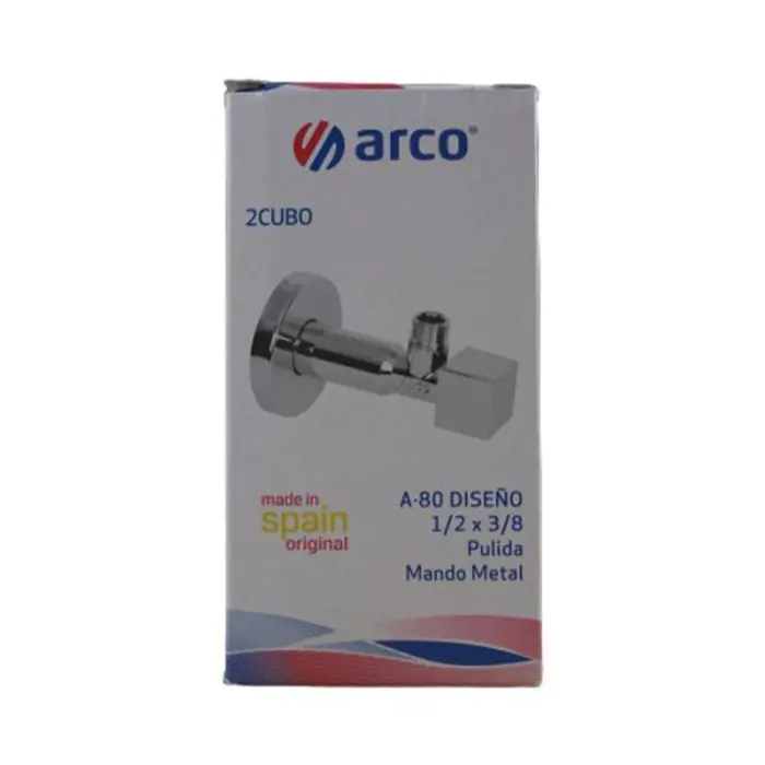 Vente Directe Robinet WC Cubo Design Mâle 1/2" (15/21) Mâle 3/8" (12/17) - Arco