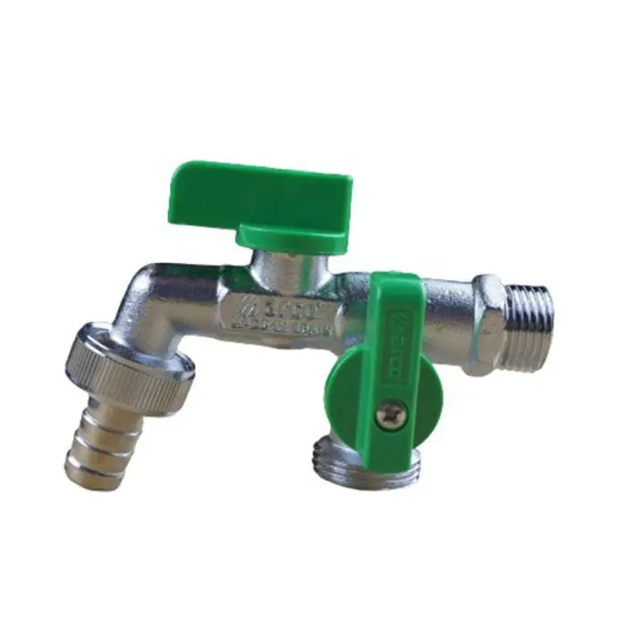 Acheter Direct Robinet de jardin Duo Mâle 1/2&Prime; (15/21) Mâle 3/4&Prime; (20/27) Mâle 3/4&Prime; (20/27) – Avec buse de 15 – Anticalcaire – Arco