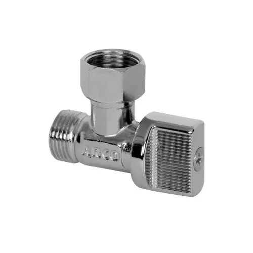 Robinet équerre Mâle 3/8" (12/17) Femelle écrou libre 3/8" (12/17) chromé - Arco Meilleur Choix