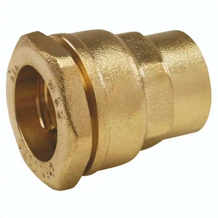 Manchon laiton droit PEHD Ø50 Femelle 1-1/2&Prime; (40/49) – ACS 16 Bar – Arco Top Vente