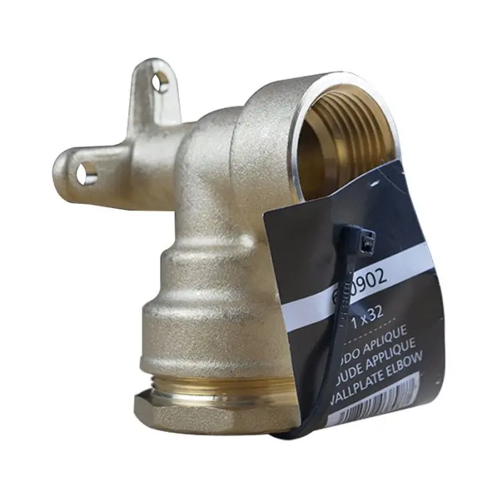 Expédié Aujourd&rsquo;hui Coude laiton applique PEHD Ø32 Femelle 1&Prime; (26/34) – ACS 16 Bar – Arco