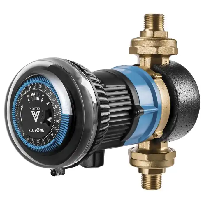 Populaire Circulateur bouclage sanitaire VORTEX avec horloge, vanne et clapet (sans thermostat) Mâle 1/2" (15/21) - Thermador