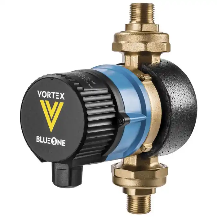 Circulateur bouclage sanitaire VORTEX (sans horloge ni thermostat) avec vanne et clapet - Mâle 1/2" (15/21) - Thermador Offre Limitée