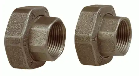 Top Vente Lot de 2 raccords union en fonte pour circulateur G1&Prime;1/2&Prime; (40/49) – sortie Femelle 3/4&Prime; (20-27) – Thermador