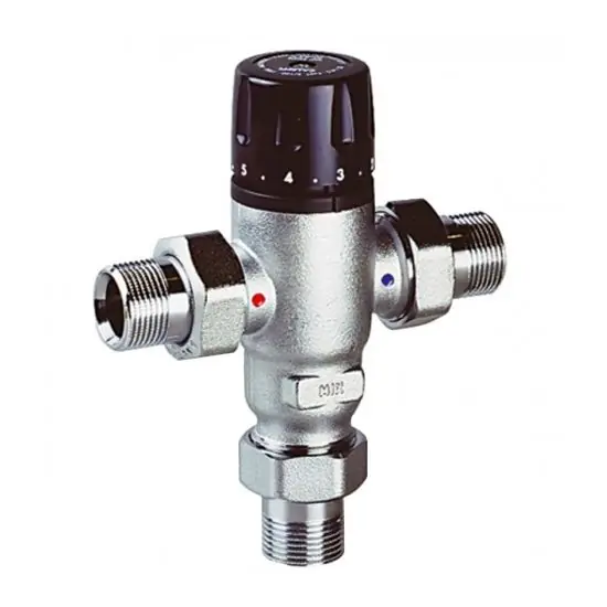 Mitigeur thermostatique domestique 521 en T avec clapet anti-retour intégrés - Ø 3/4" (20/27) - Thermador Promotion Saisonnière
