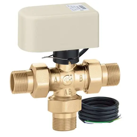 Paiement Sécurisé Vanne directionnelle 3 voies mâle 1" (26/34) - Moteur 3 points - 230V - Thermador
