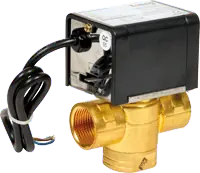Vanne directionnelle 3 voies Femelle 1" (26/34) retour par ressort - moteur 2 fils - Thermador Expédition Rapide