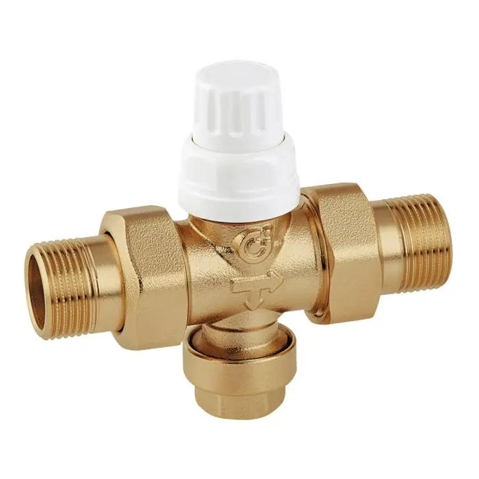 Solde Vanne de zone 3 voies Mâle 1/2" (15/21) Femelle 1/2" (15/21) Mâle 1/2" (15/21) - Thermador