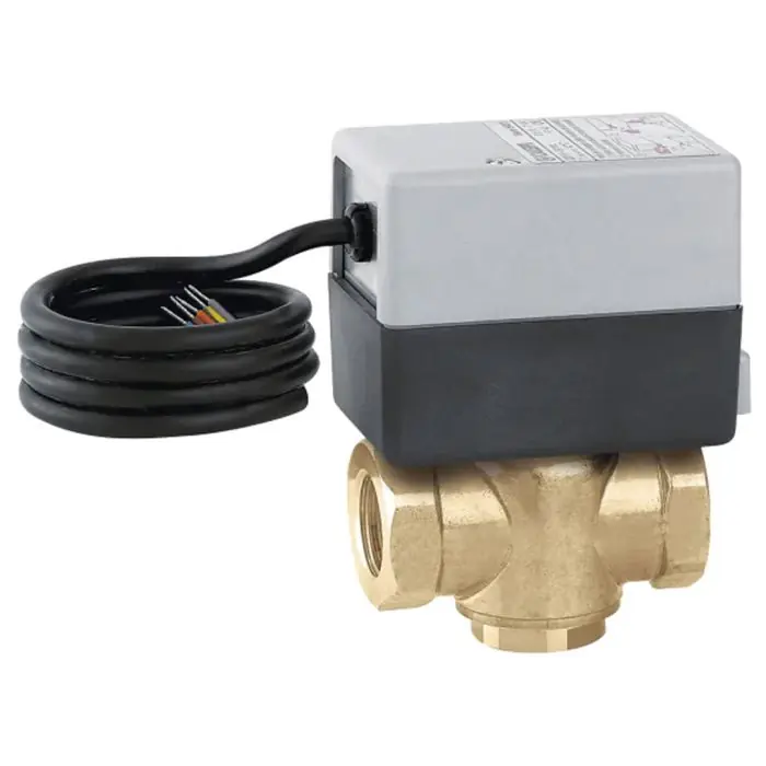 Vanne directionnelle Z-ONE 3 voies femelle 3/4" (20/27) - moteur 230 Volts - Thermador Usine Directe