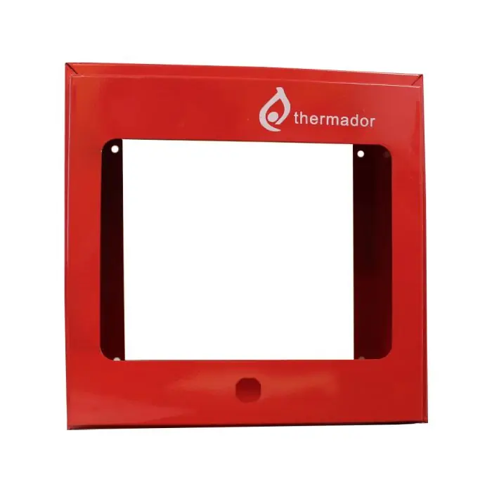 Coffret sous verre dormant pour vanne barrage gaz ou sécurité - 250x250x150 - Thermador Commande En Gros