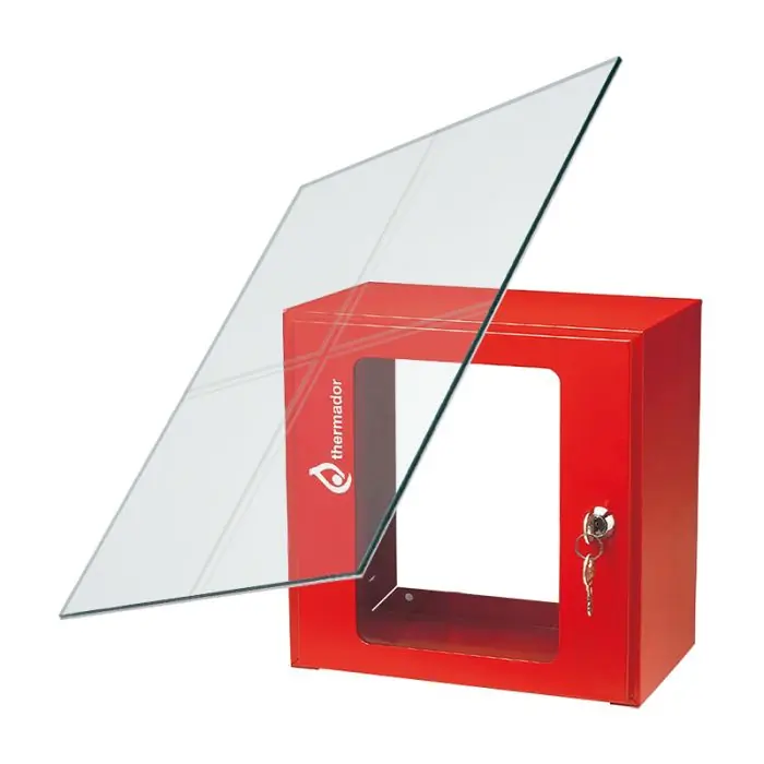 Prix Promo Vitre de rechange 144x184 mm pour coffret sous verre dormant - Thermador