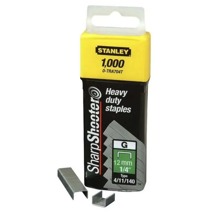 Agrafes 12 mm Type G – Boîte de 5000 pièces – Stanley Vente Flash