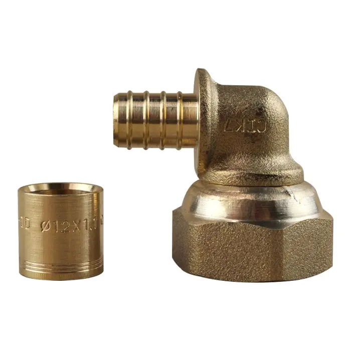 Coude PER à glissement Ø12 – Femelle écrou libre 1/2&Prime; (15/21) – IBP Bänninger Commander Maintenant