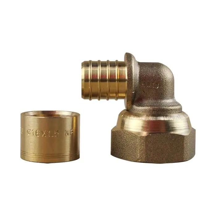 Petit Prix Coude PER à glissement Ø16 – Femelle écrou libre 1/2&Prime; (15/21) – IBP Bänninger