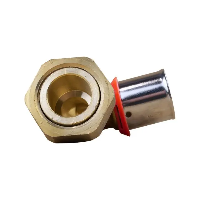 Affaire À Saisir Coude PER à sertir Ø20×1,9 – Femelle écrou Libre 3/4&Prime; (20/27) – IBP Bänninger