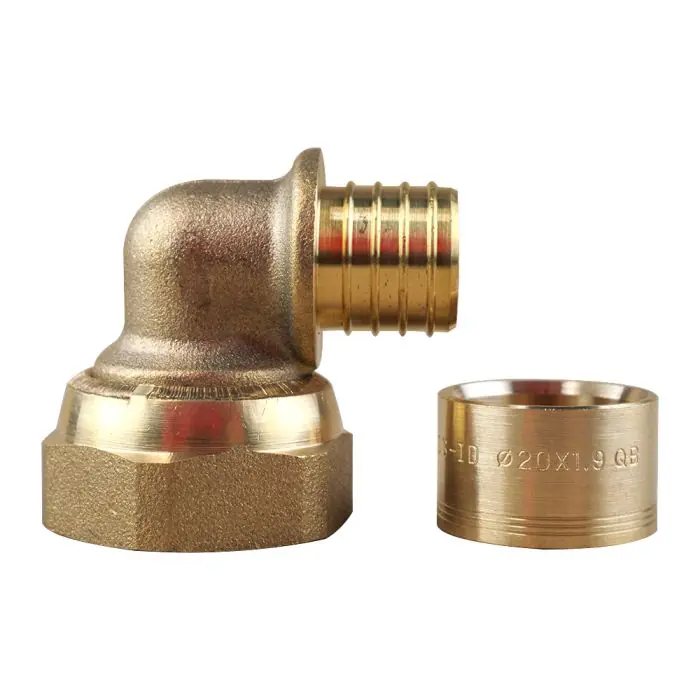 Coude PER à glissement Ø20 – Femelle écrou libre 3/4&Prime; (20/27) – IBP Bänninger Satisfait Ou Remboursé