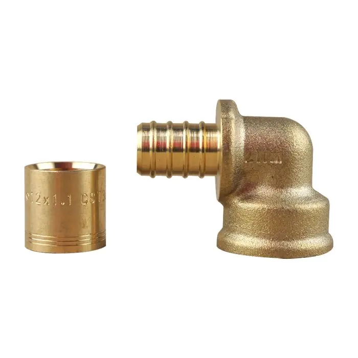 Achetez Aujourd&rsquo;hui Coude PER à glissement Ø12 – Femelle fixe 3/8&Prime; (12/17) – IBP Bänninger