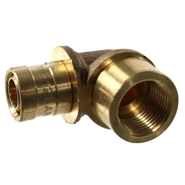 Certifié Coude PER à glissement Ø20 – Femelle fixe 3/4&Prime; (20/27) – IBP Bänninger