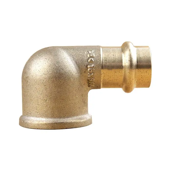 Coude 90° Femelle Femelle laiton à sertir et visser Ø16 x 3/4&Prime; (20/27) Pas Cher