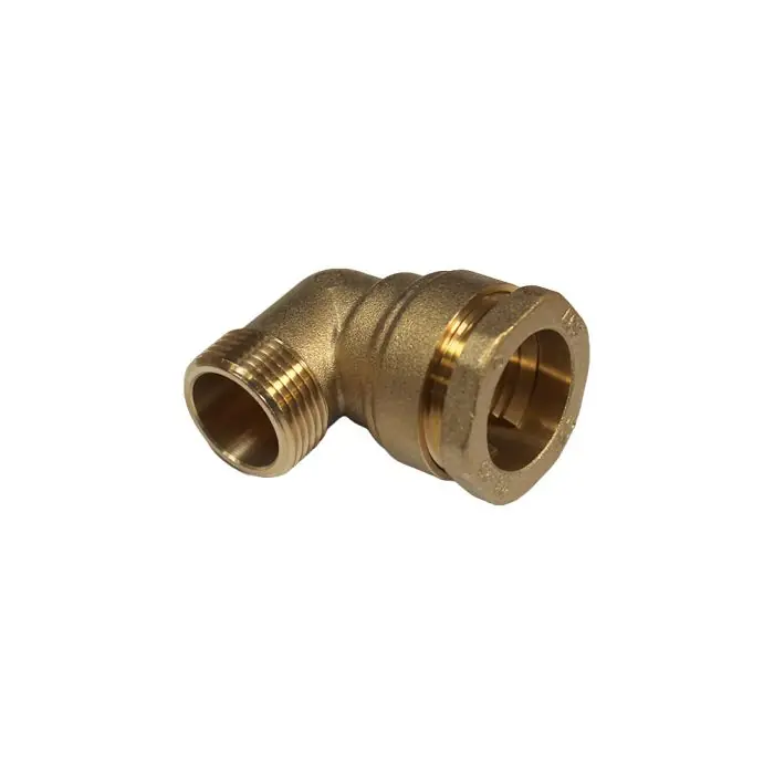 Coude laiton 90° mâle 3/4" (20/27) pour tube PE Ø25 - Somatherm Achat Immédiat