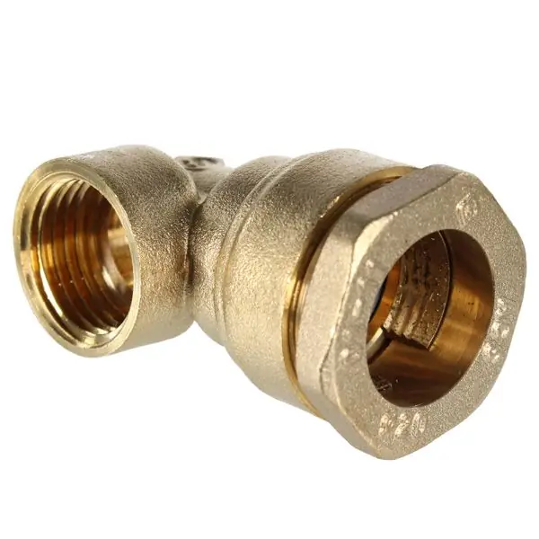 Prix Réduit Coude laiton 90° femelle 1" (26/34) pour tube PE Ø32 - Somatherm