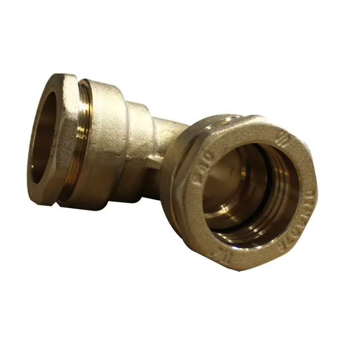 Achat Immédiat Coude égal laiton 90° pour tube PE Ø40 – Somatherm