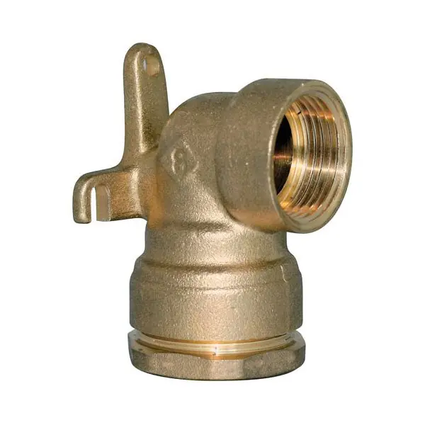 Achat Immédiat Coude laiton applique femelle 1/2&Prime; (15/21) pour tube PE Ø20 – Somatherm