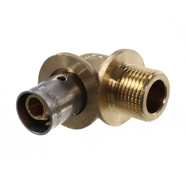 Coude PER à sertir Ø25×2,3 – Mâle 3/4&Prime; (20/27) – IBP Bänninger Authentique