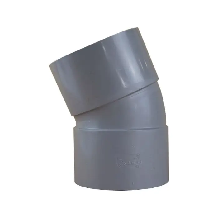 Haute Qualité Coude PVC 22°30 Femelle Femelle Ø100 - First Plast