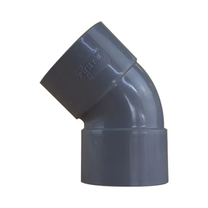 Coude PVC 45° Femelle/Femelle Ø63 - First Plast Solde
