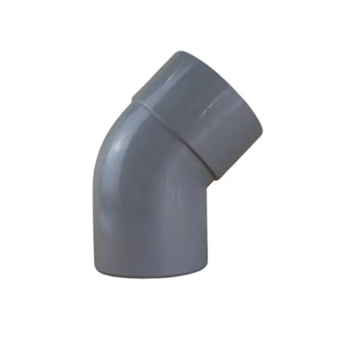 Coude PVC 45° Mâle/Femelle Ø110 - First Plast Prix Bas