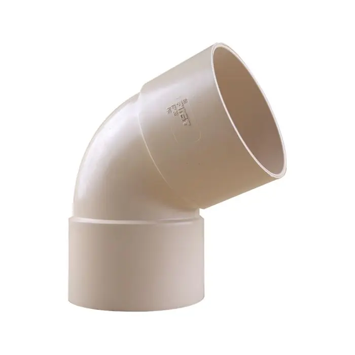 Affaire À Saisir Coude PVC 67°30 femelle femelle pour tube Ø80 - sable - First Plast