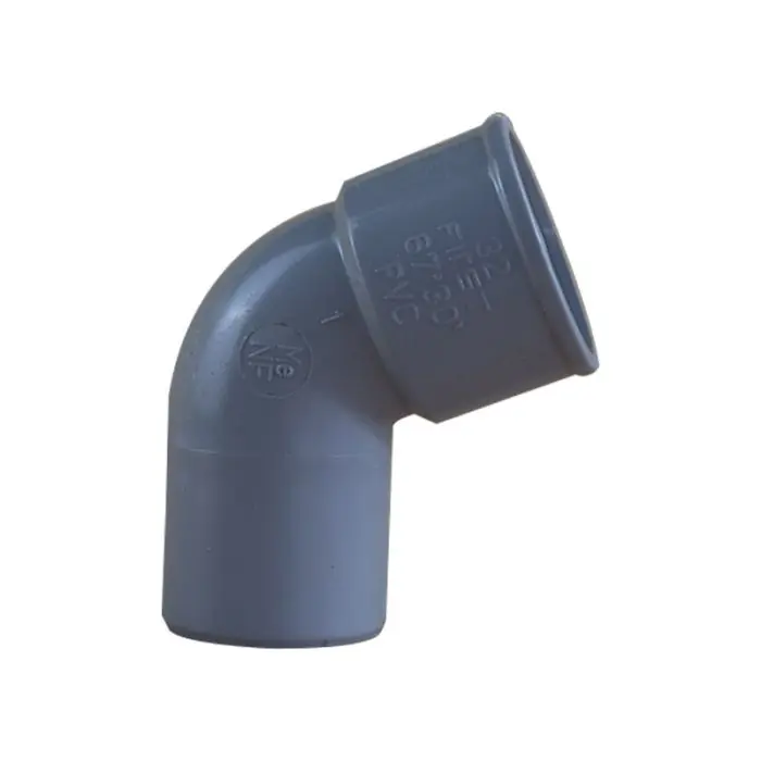 Prix Réduit Coude PVC 67°30 Mâle/Femelle Ø32 - First Plast