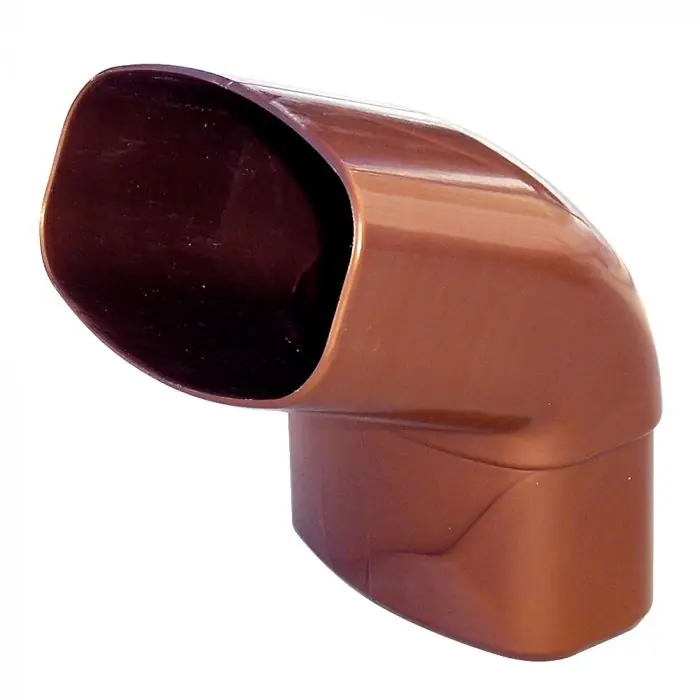 Solde Coude PVC 67°30 MF pour tube BEST Ø92x57 - marron - First Plast