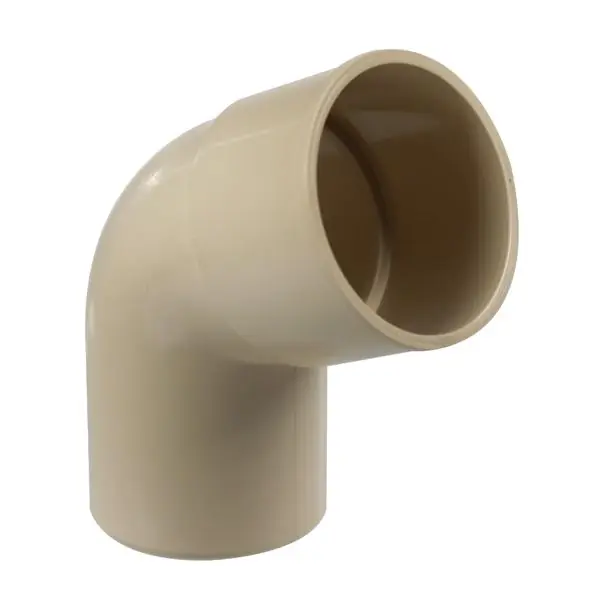 Coude PVC 67°30 mâle femelle pour tube de descente Ø50 – sable – First Plast Bon Marché